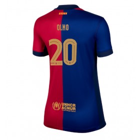 Dámské fotbalový oblečení Barcelona Dani Olmo #20 Domácí košile 2024-25 Krátkým Rukávem